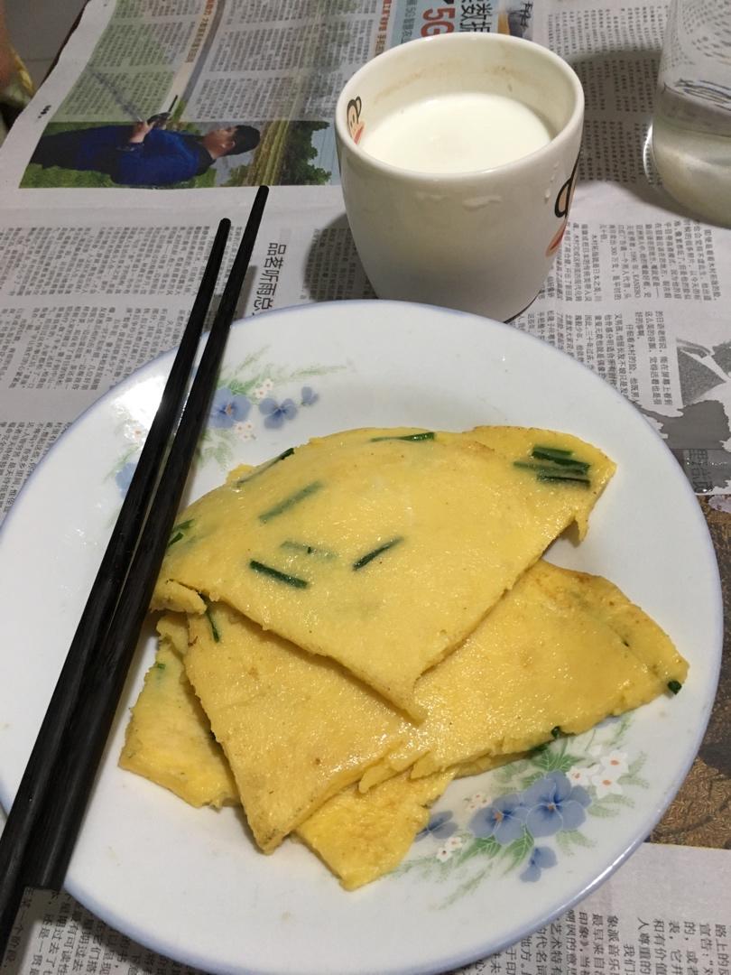 葱花蛋饼（快手营养早餐）