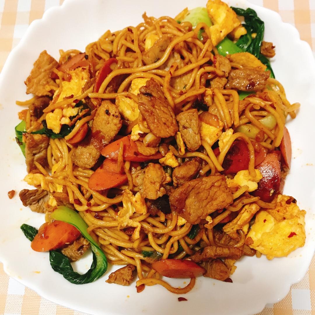 🍜最简单最好吃的家常炒面