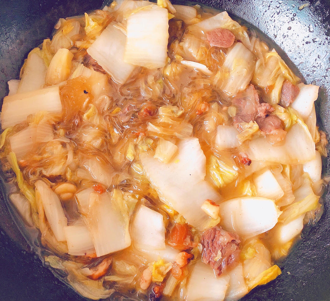 牛肉白菜炖粉条