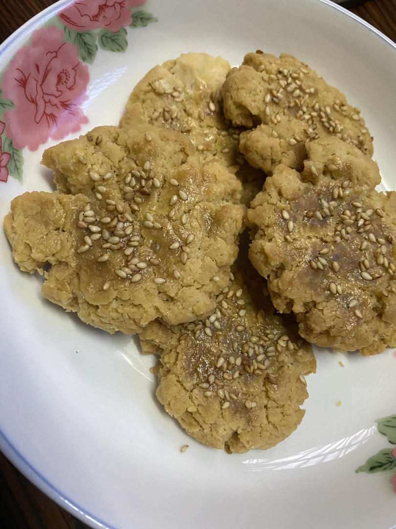 第一次就做到香酥的桃酥饼干~