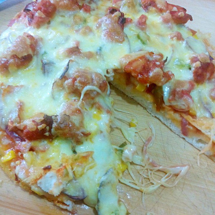 不用酵母的披萨底 No Yeast Pizza Dough