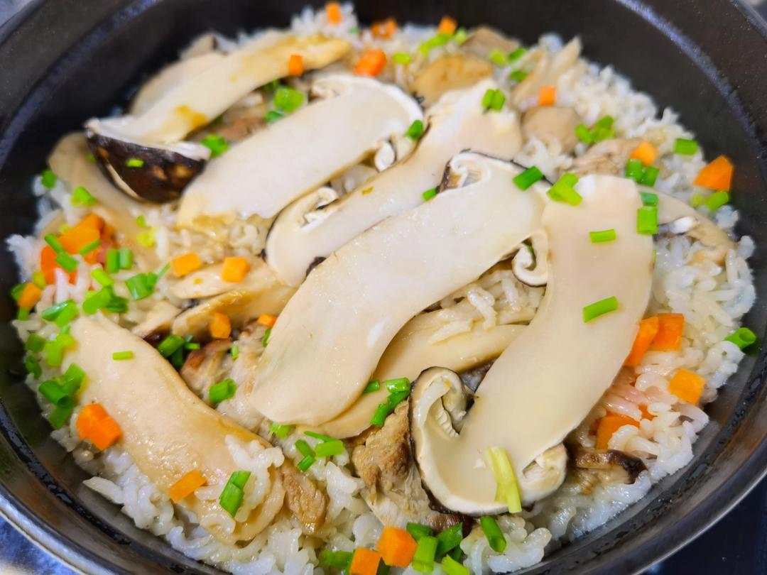 松茸焖饭