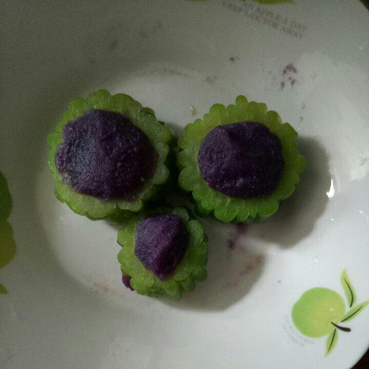 紫薯苦瓜圈
