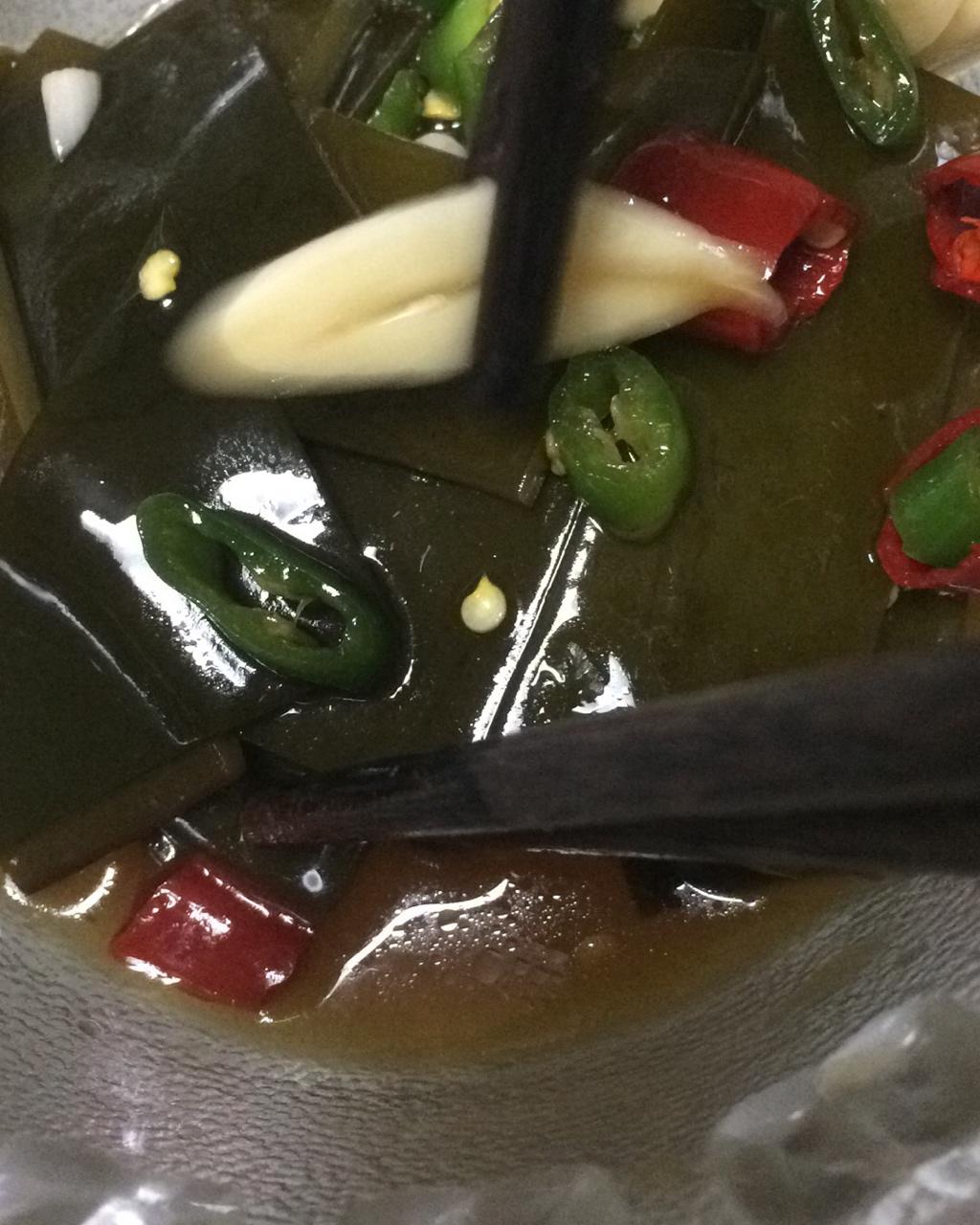 简单美味的酸辣海带块