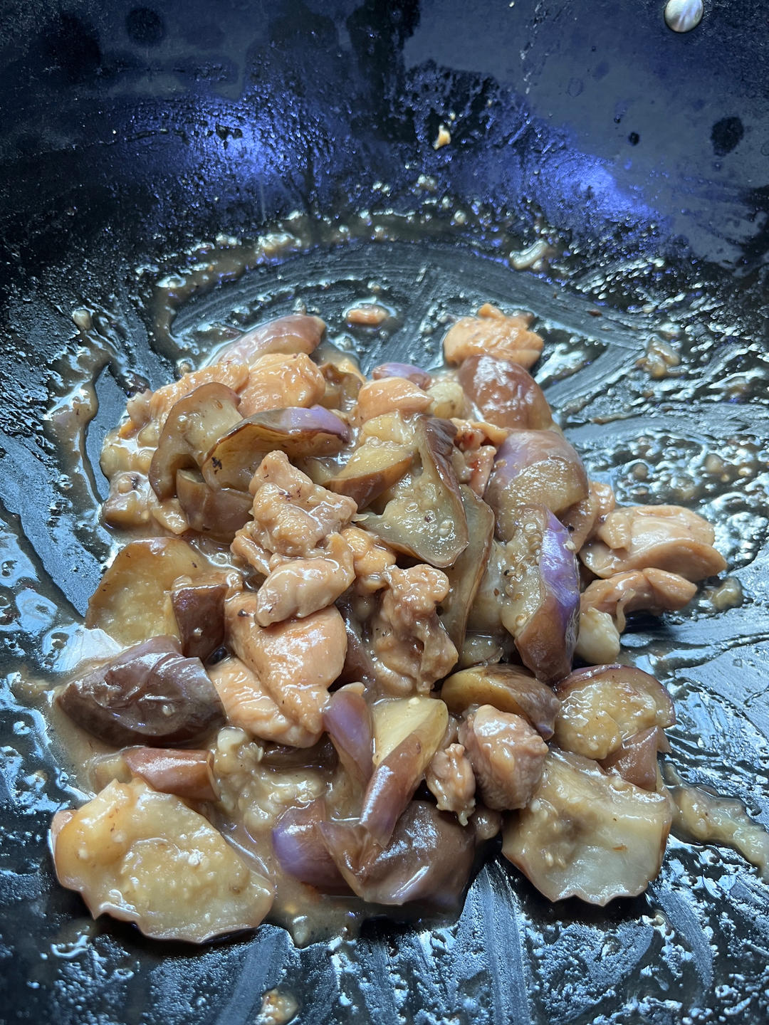 照烧茄子鸡