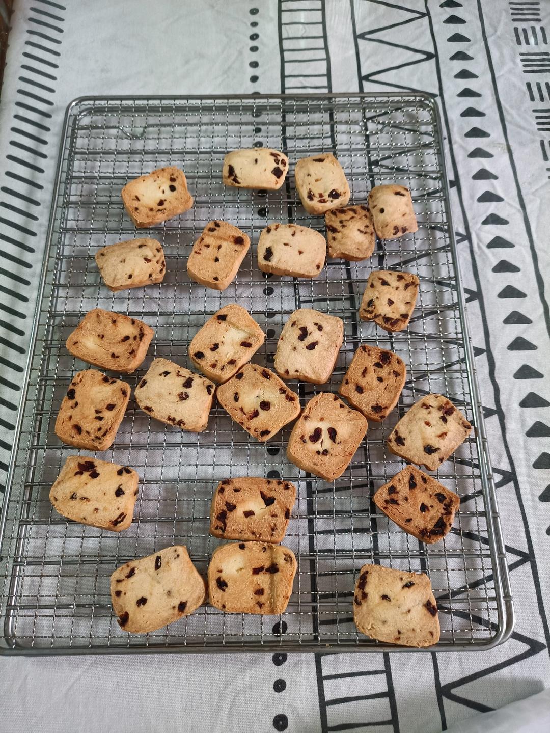 蔓越莓曲奇饼干 最最最简单的黄油饼干