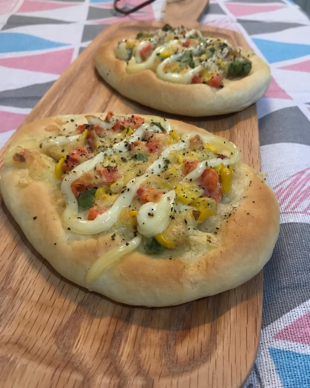 【培根沙拉面包】