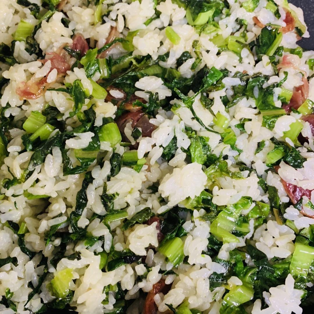 莴笋叶炒饭——小时候的味道