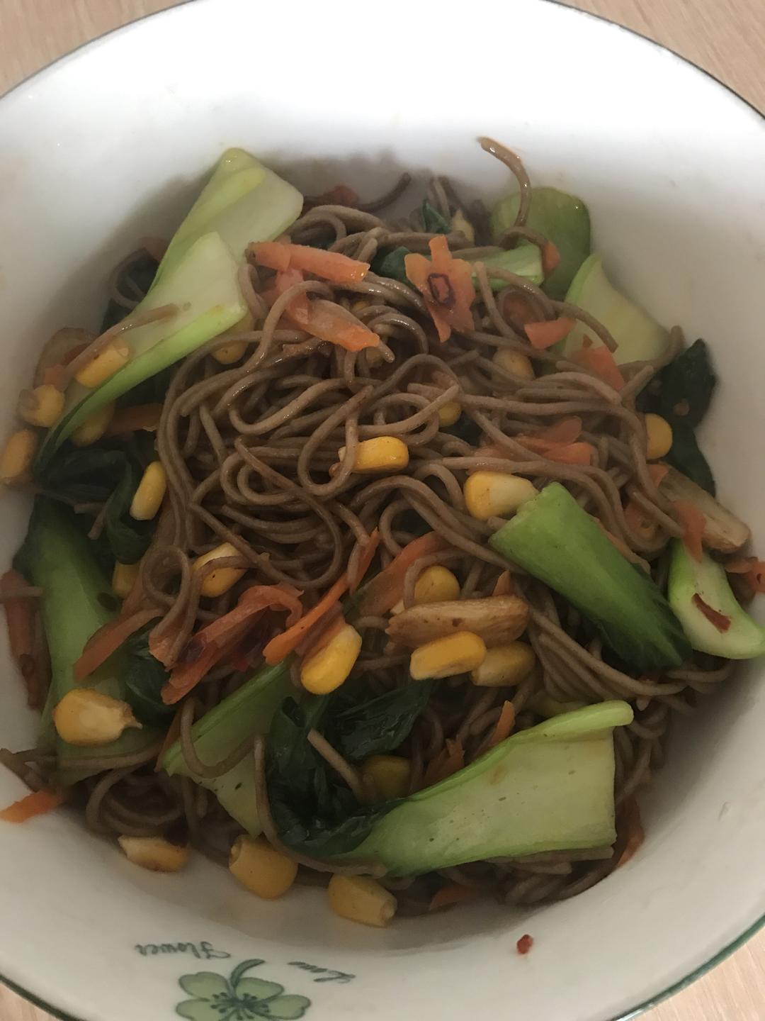 这样炒荞麦面好吃惨了！的做法