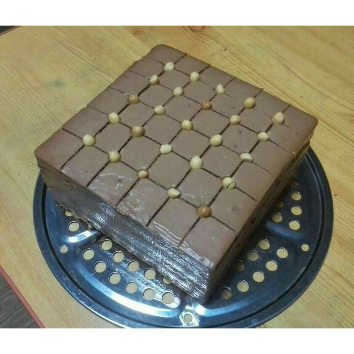 巧克力方形慕斯蛋糕