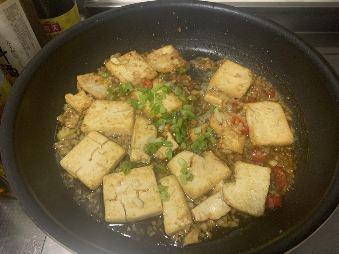 蒜香煎豆腐 炒鸡无敌美味