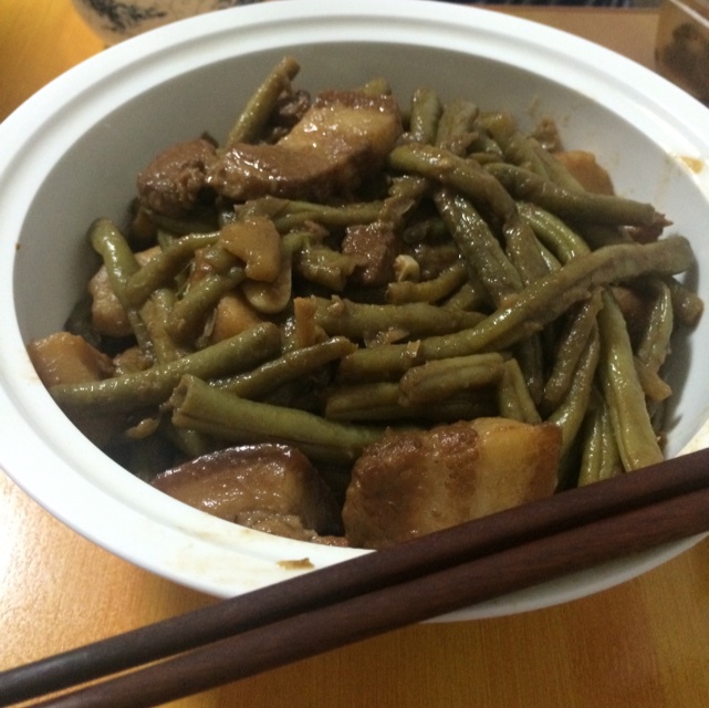 土豆炖豆角