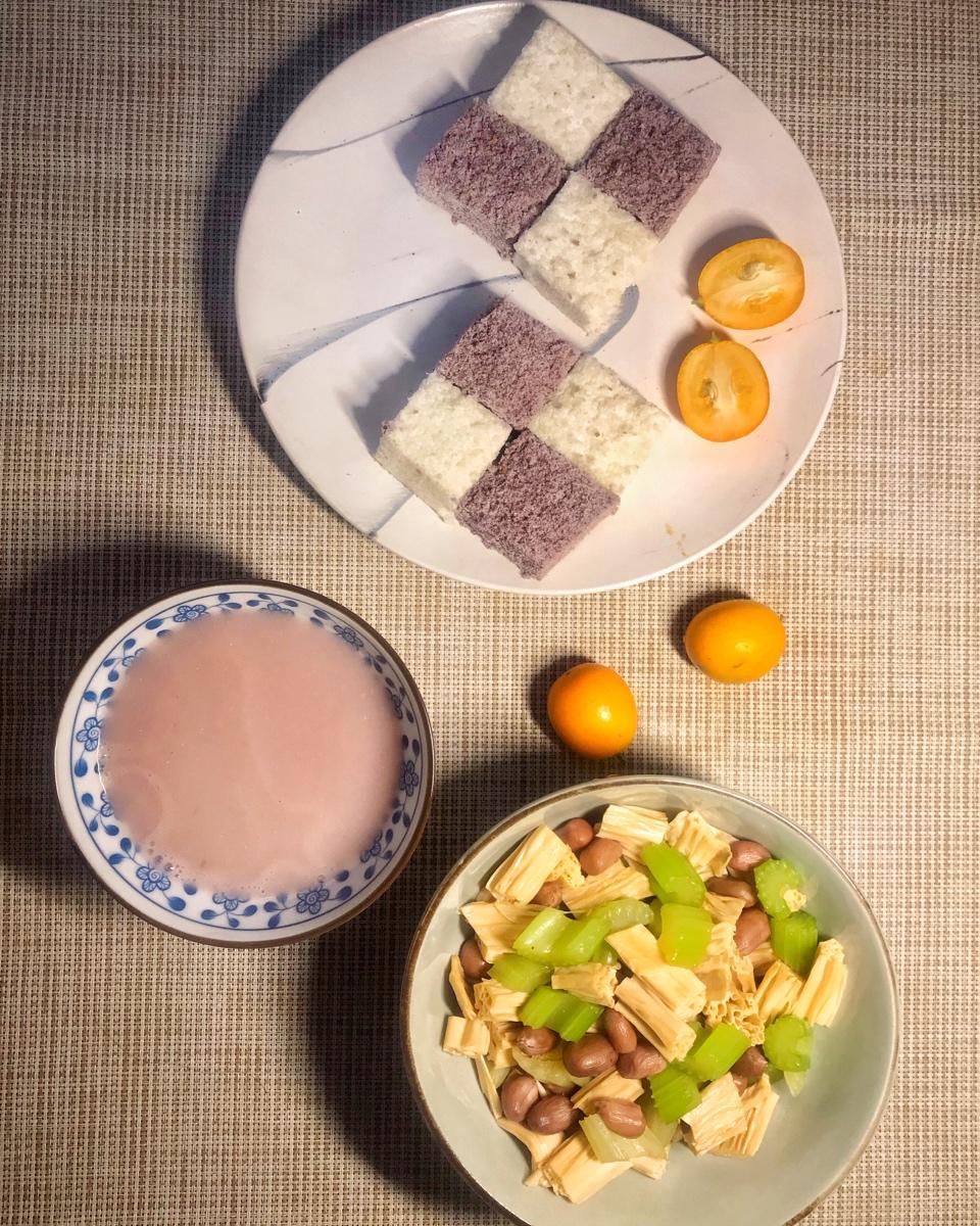 凉拌爽口腐竹芹菜花生米