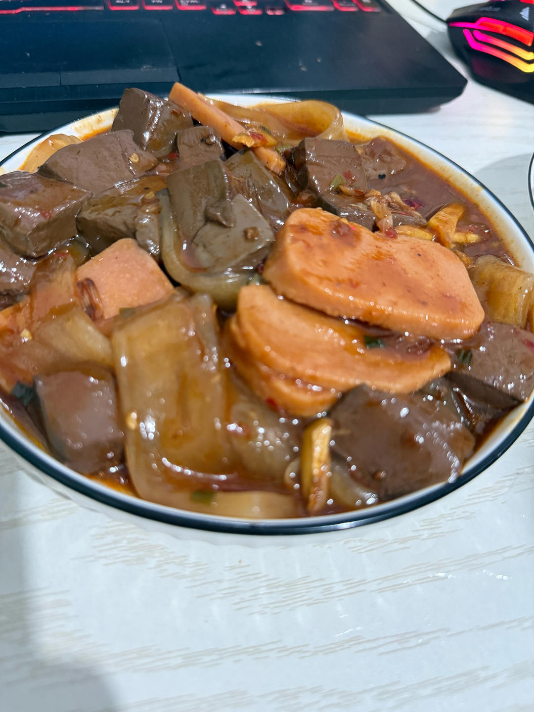 鸭血豆腐