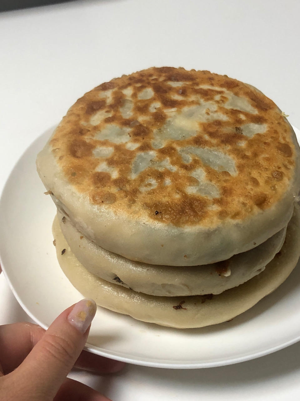韭菜鸡蛋馅饼