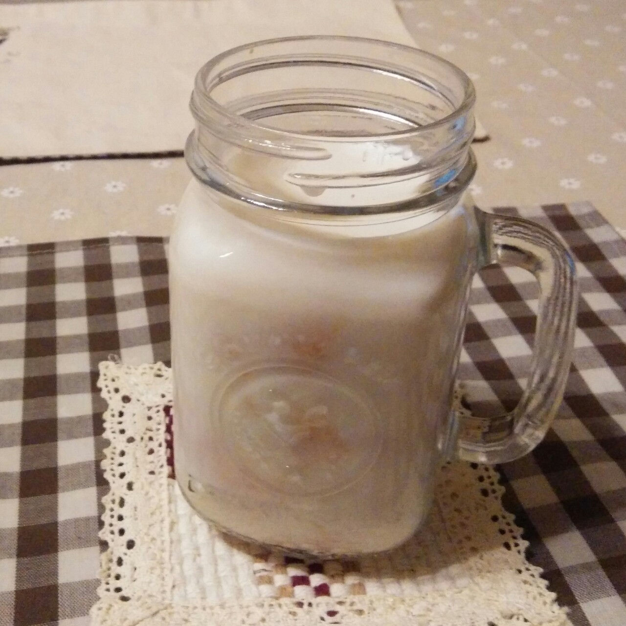 鲜奶炖木瓜