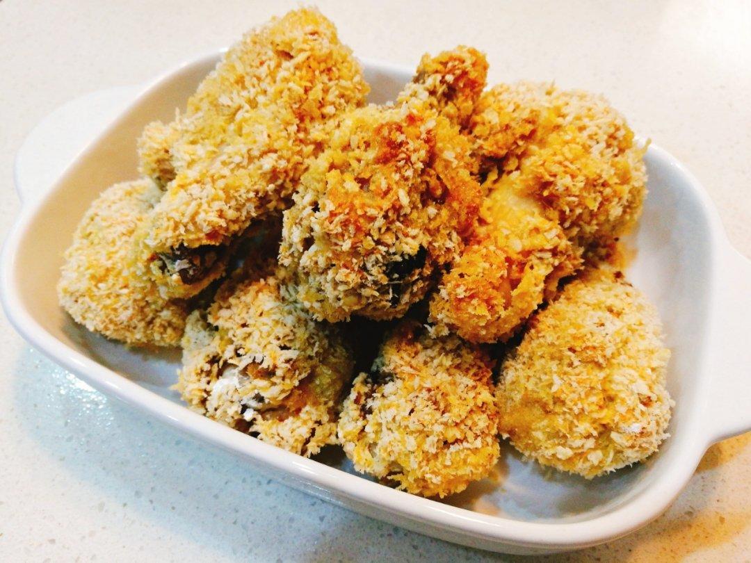 香酥炸鸡腿肉（低脂无油烤箱版）