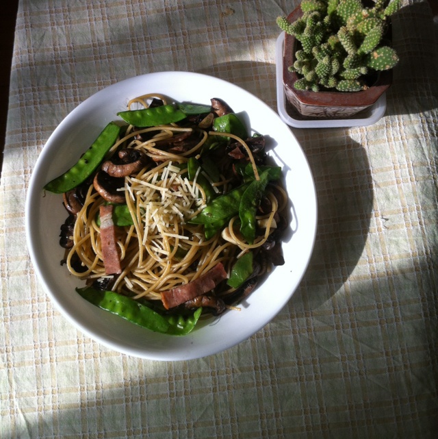 培根蘑菇意面 paste conze