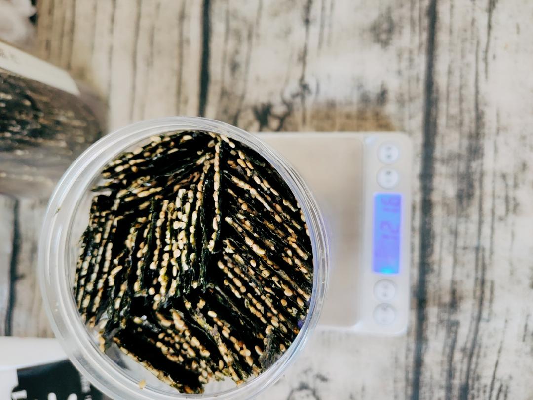 香到停不下来的芝麻夹心海苔