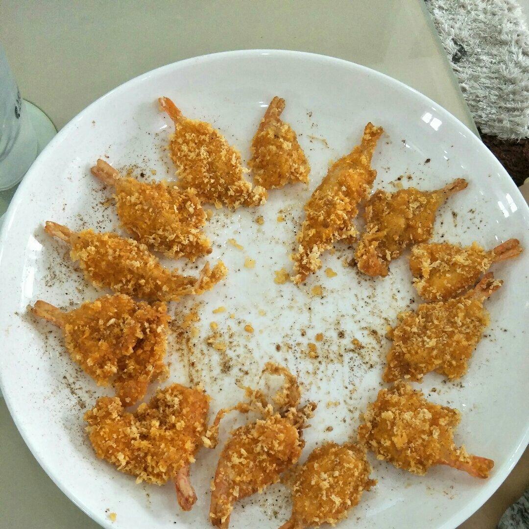 面包糠炸虾