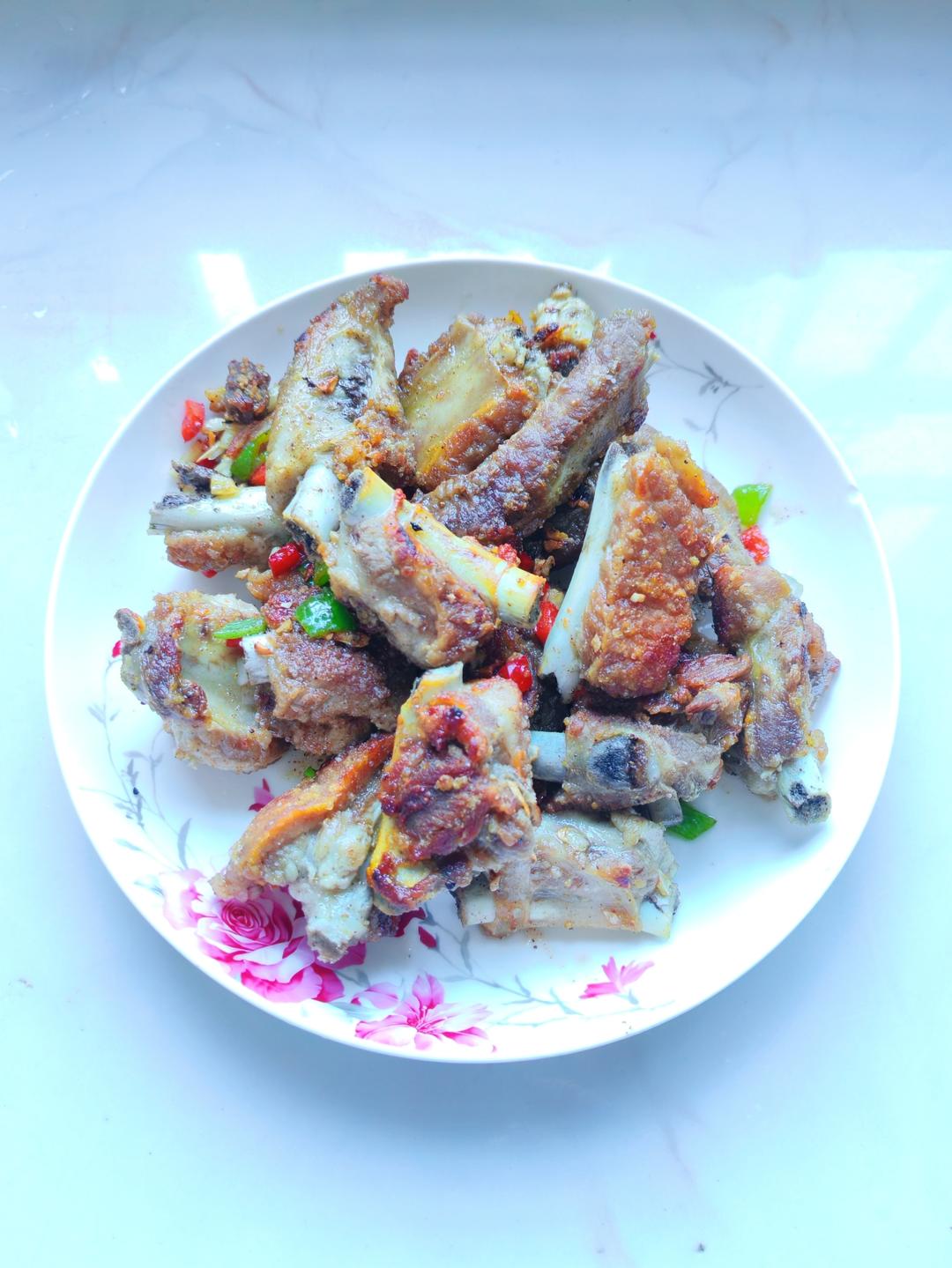 椒盐排骨‼️免油炸更健康‼️