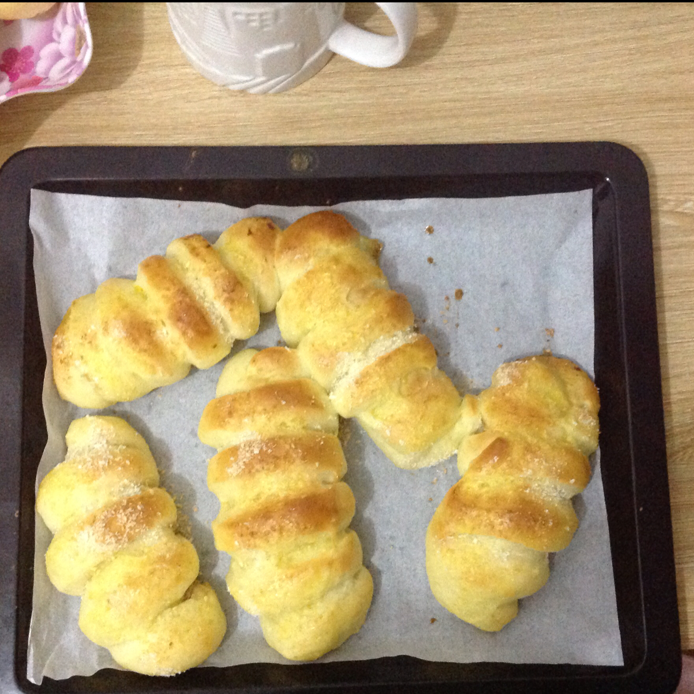 毛毛虫肉松面包