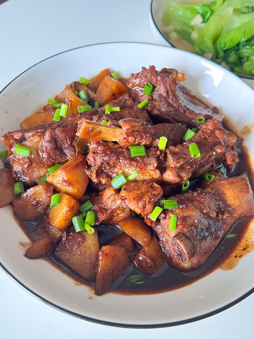 🔥巨好吃的红烧排骨炖土豆❗️懒人版轻松做拿手菜