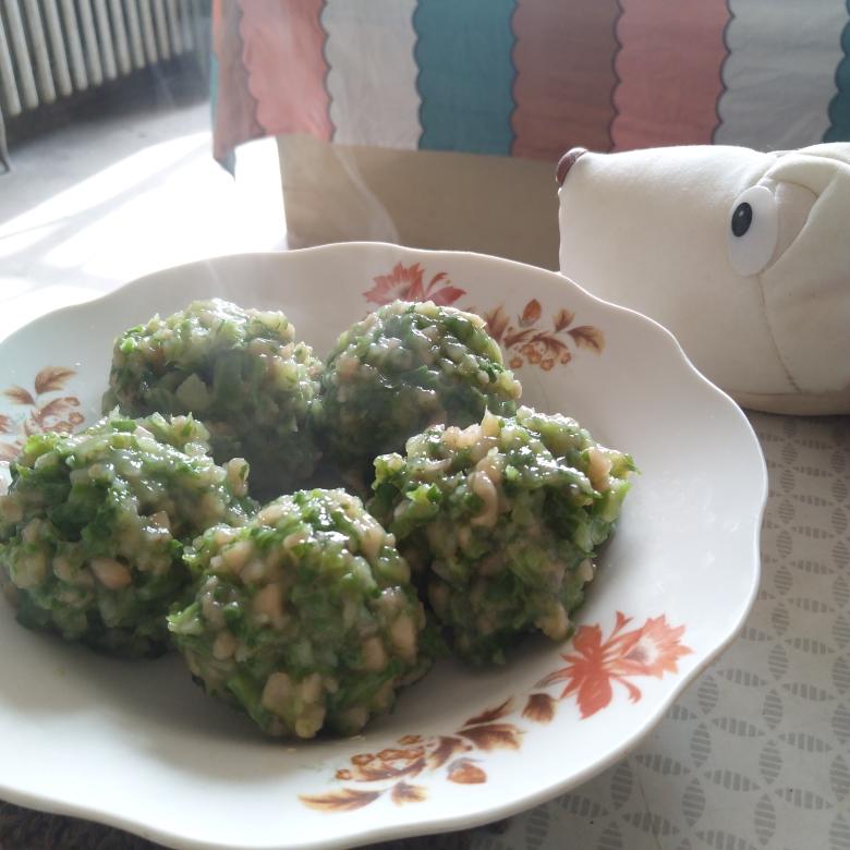 包菜丸子2（无油素食）