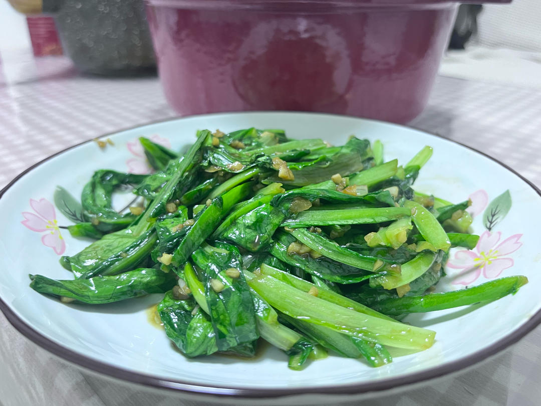 蒜蓉油麦菜（蚝油）