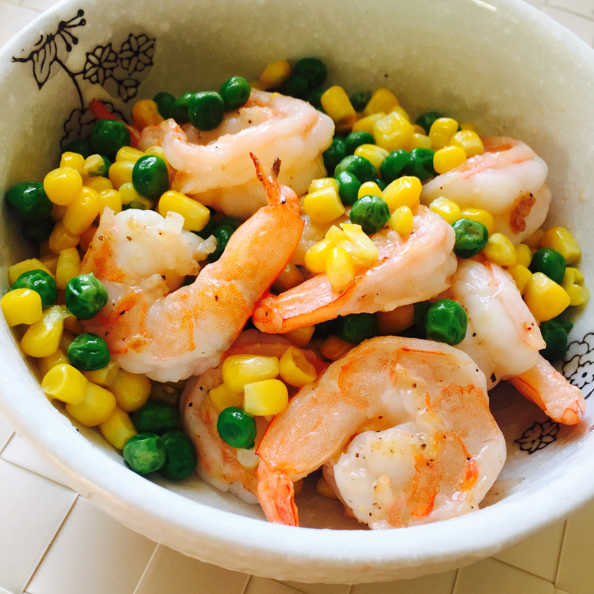 青豆玉米虾仁