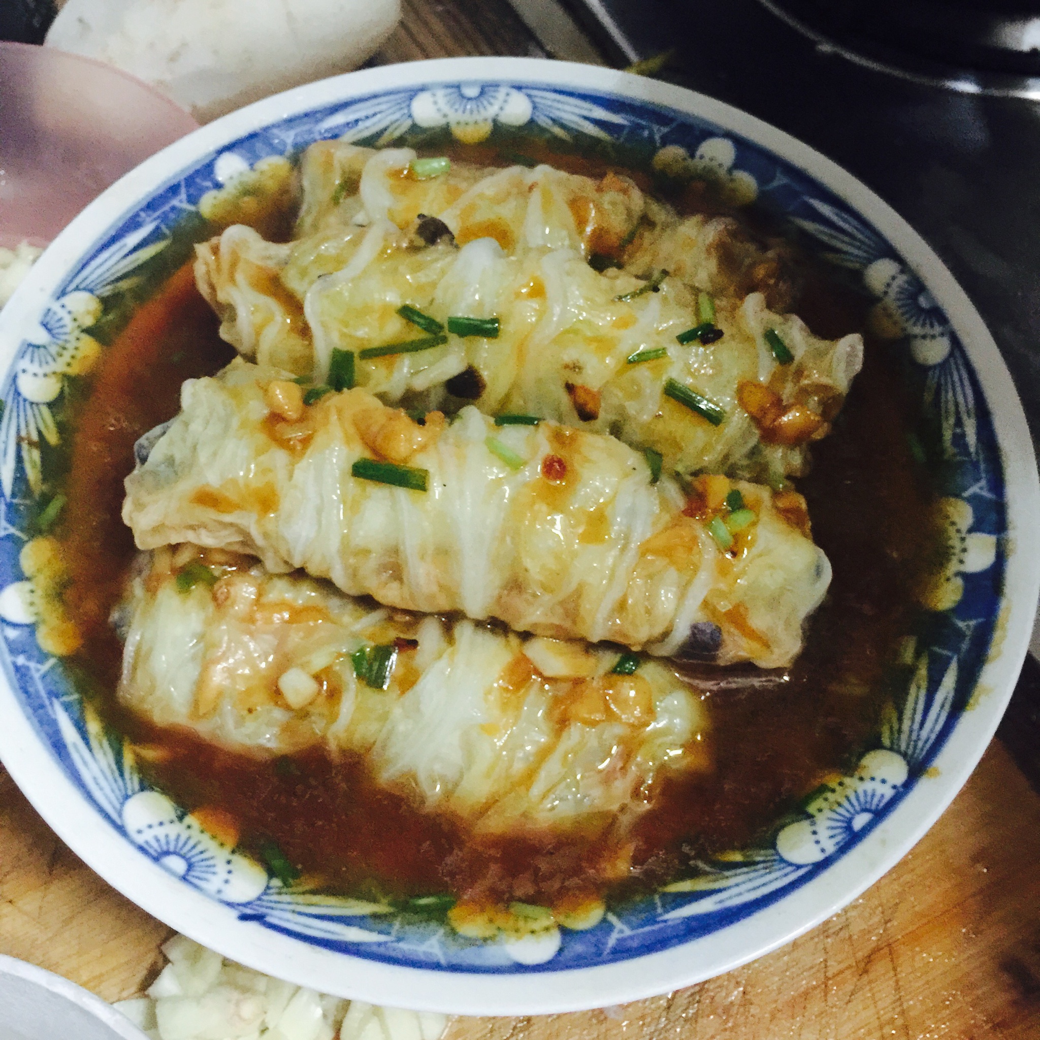 肉酿白菜卷