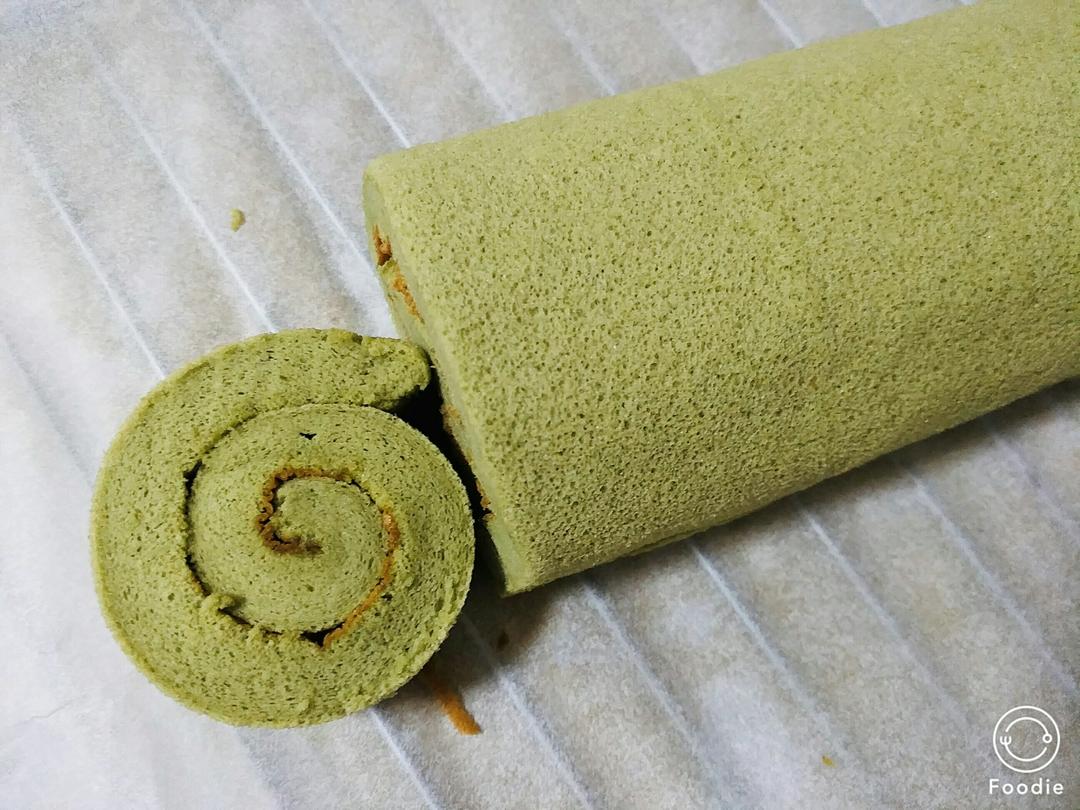 抹茶红豆蛋糕卷