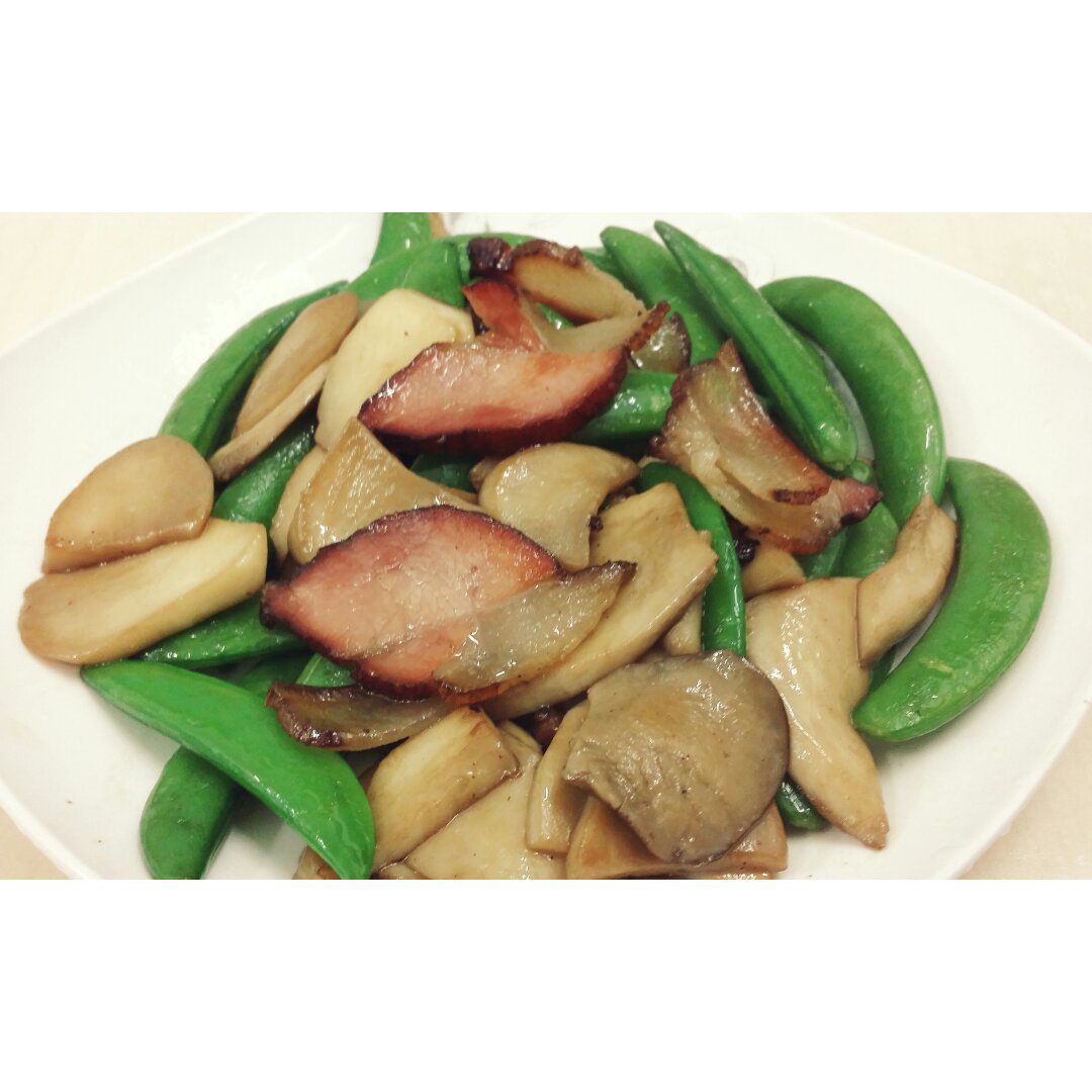 腊肉炒荷兰豆
