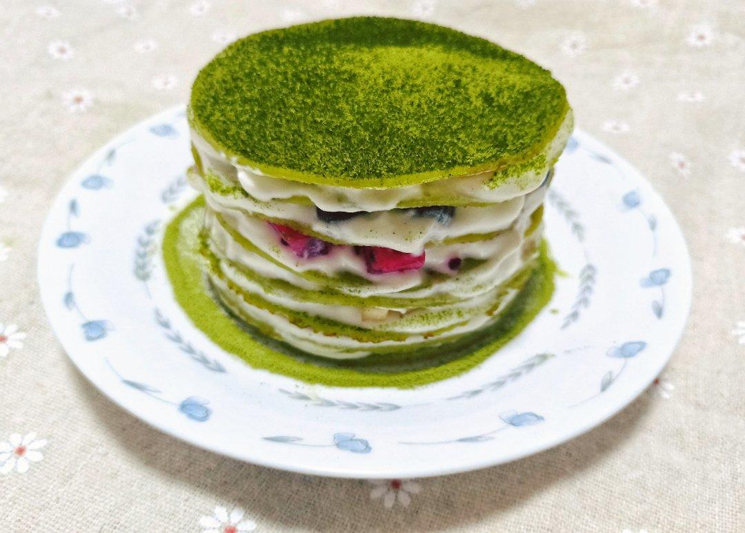 草莓抹茶千层蛋糕