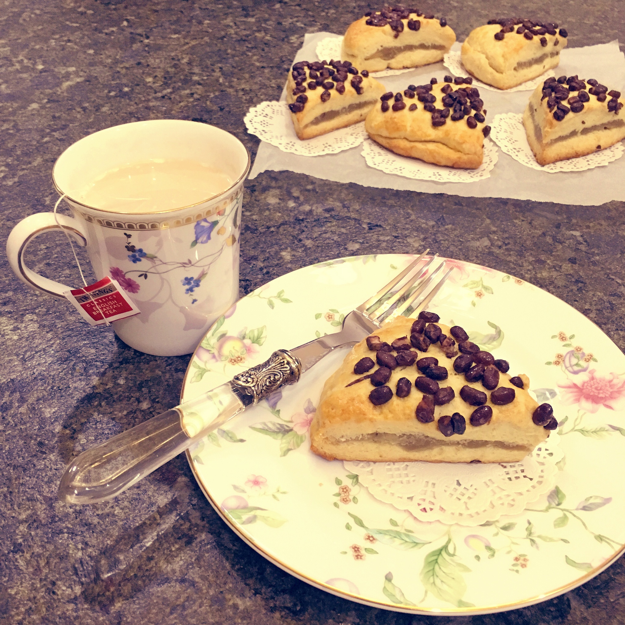 星巴克红豆松饼