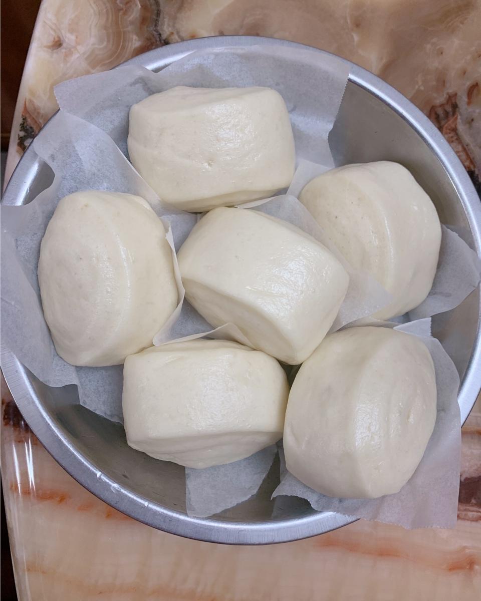 细腻光滑一次发酵牛奶馒头
