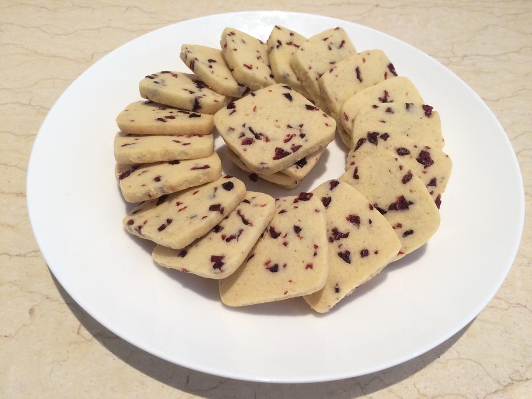 低糖少油版蔓越莓饼干