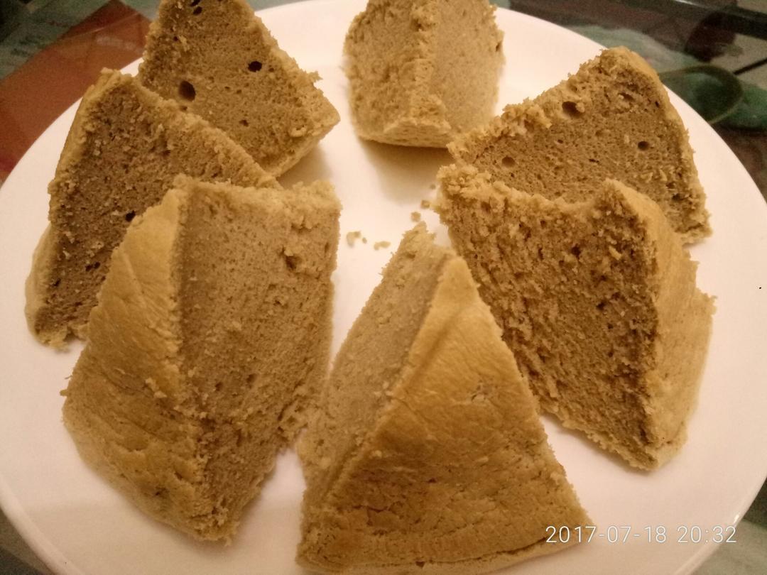 水嫩烫面蒸蛋糕