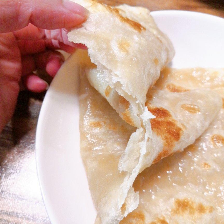 层次分明薄如蝉翼的家常基础烙饼