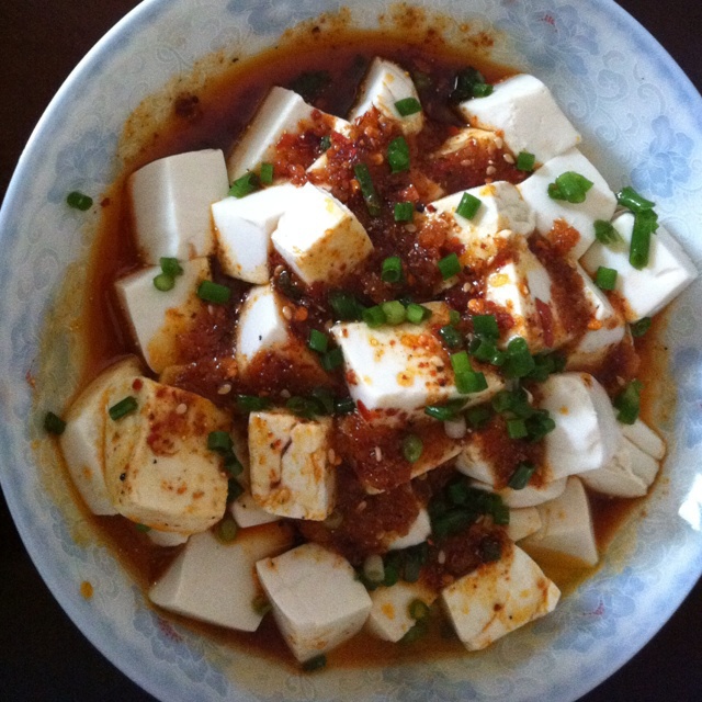 小葱拌豆腐