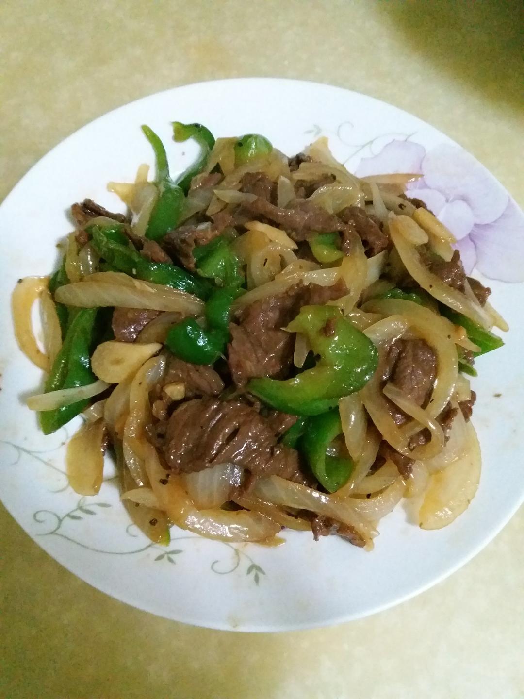 青椒炒牛肉