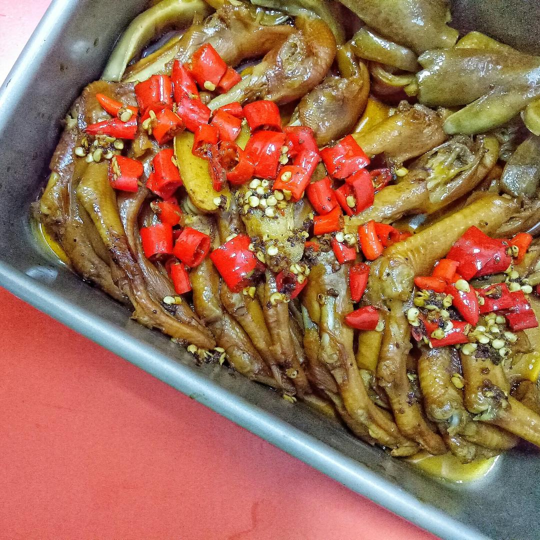 卤鸭掌不好吃你打我