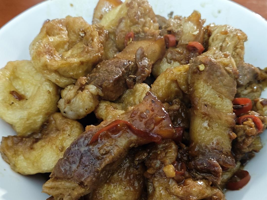油豆腐烧肉-记忆中的味道