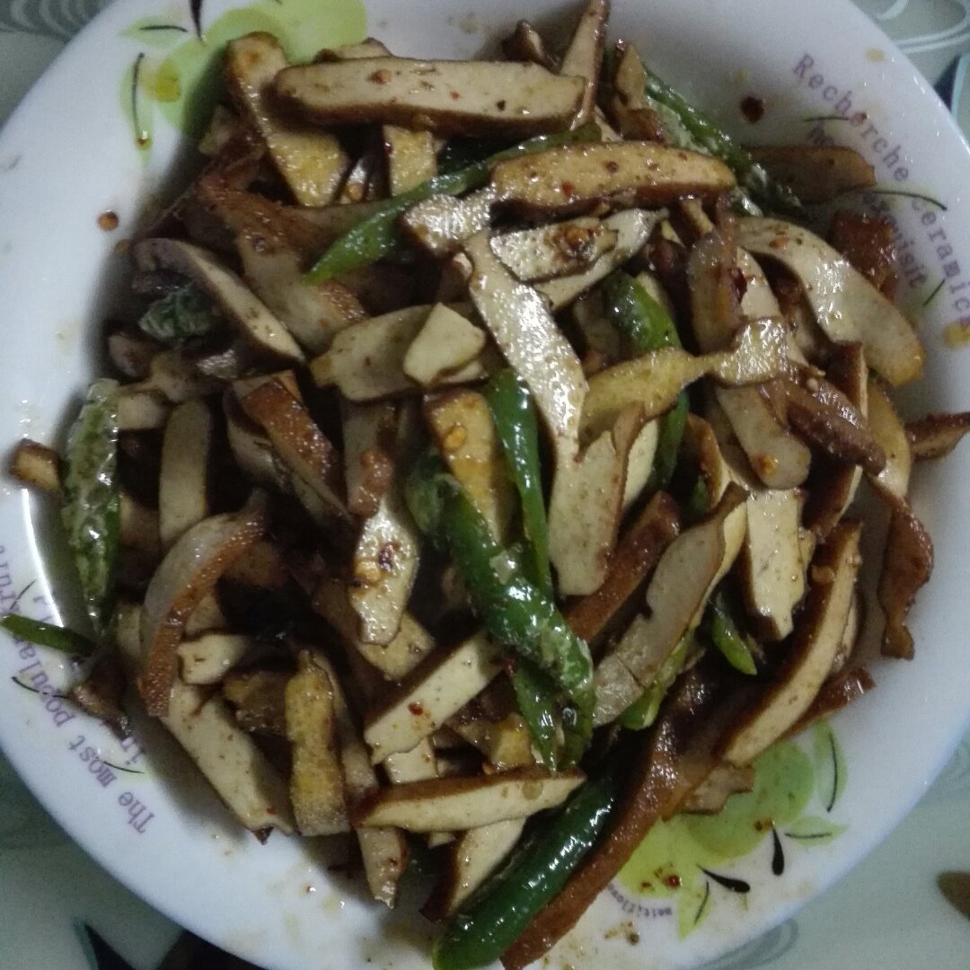 家常炒豆干