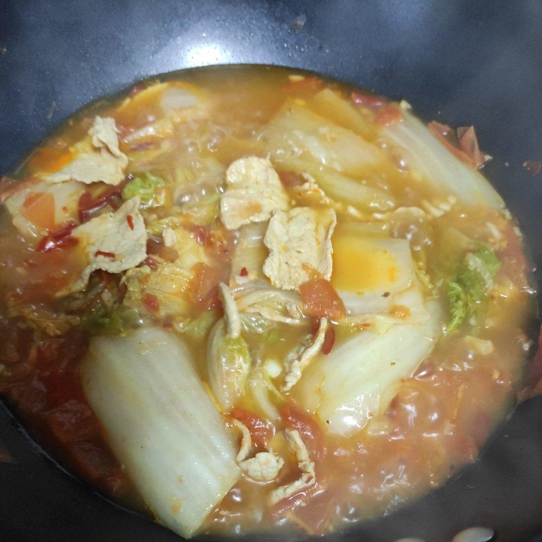 白菜肥牛砂锅