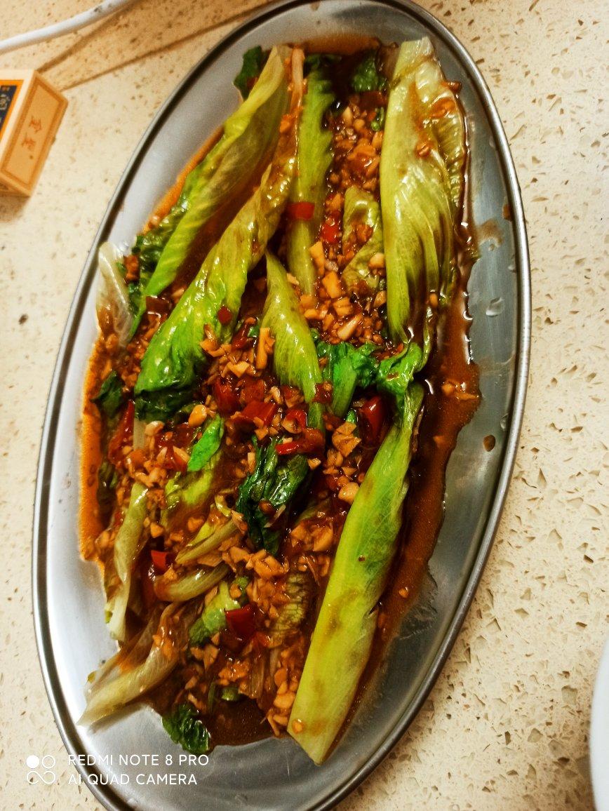 超级好吃低脂低热量的～蚝油生菜