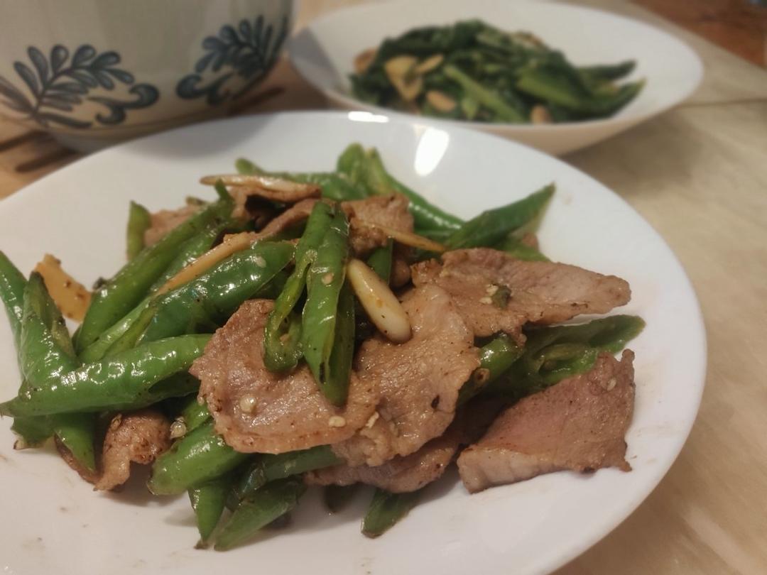 青椒炒肉