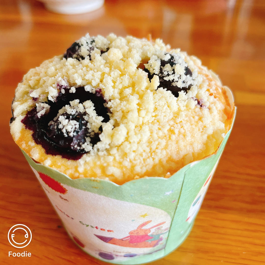 会爆浆的蓝莓玛芬蛋糕