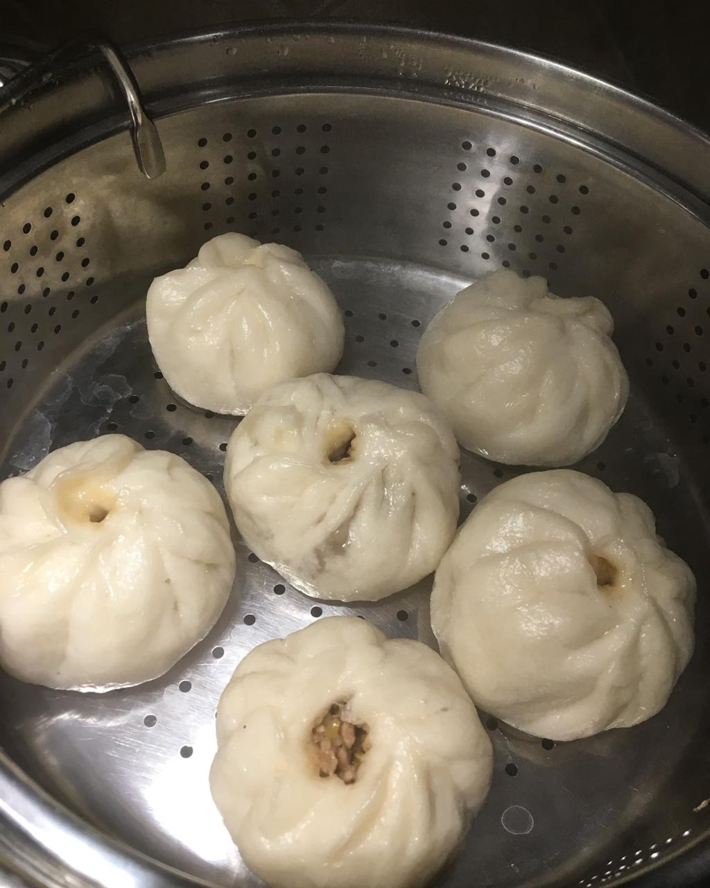 独家汤种一次发酵法白胖大肉包