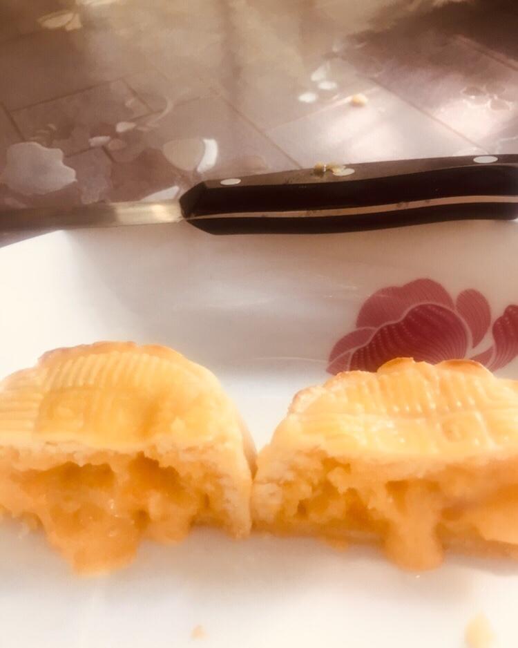 流心奶黄月饼（无吉士粉/转化糖浆版本）【曼食慢语】